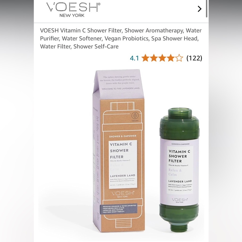 Brand New VOESH Vitamin C Shower Filter